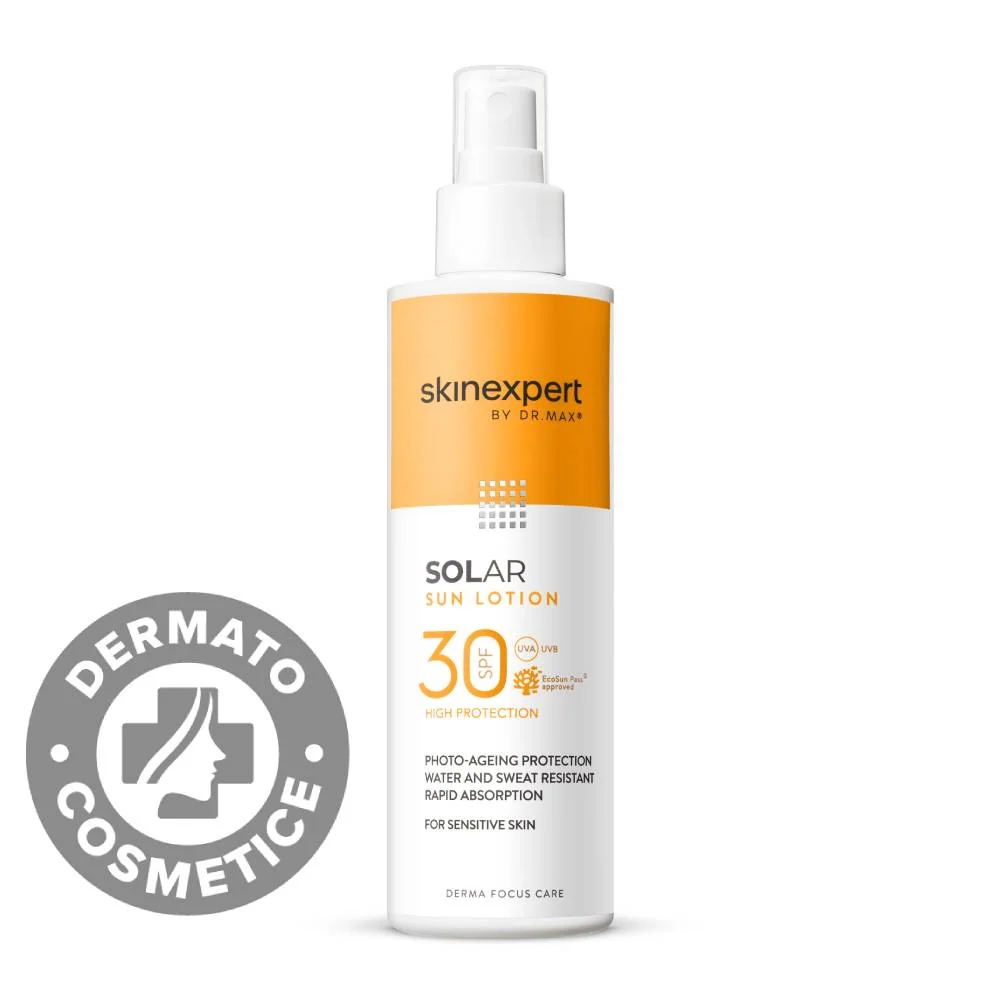 Skinexpert by Dr. Max® Solar Lotiune spray cu protectie solara pentru adulti SPF30, 200ml
