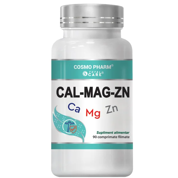 Cal-Mag-Zinc, 90 tablete, Cosmopharm