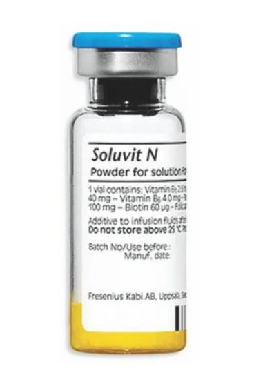 Soluvit N pulbere pentru solutie perfuzabila, 10 flacoane, Fresenius Kabi