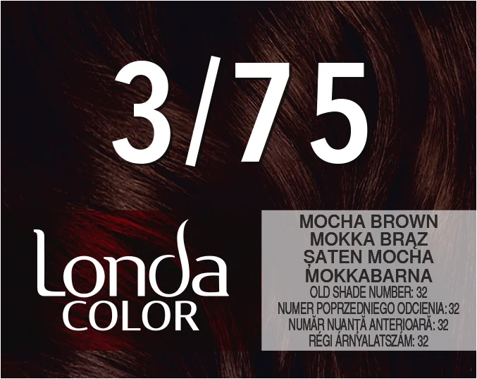 Vopsea de par permanenta 3/75 Mocha Brown, 110ml, Londa 