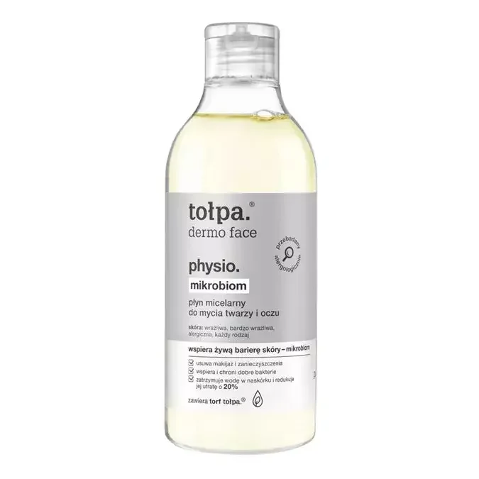 Apa micelara delicata pentru fata si ochi Dermo Face Physio, 400ml, Tolpa
