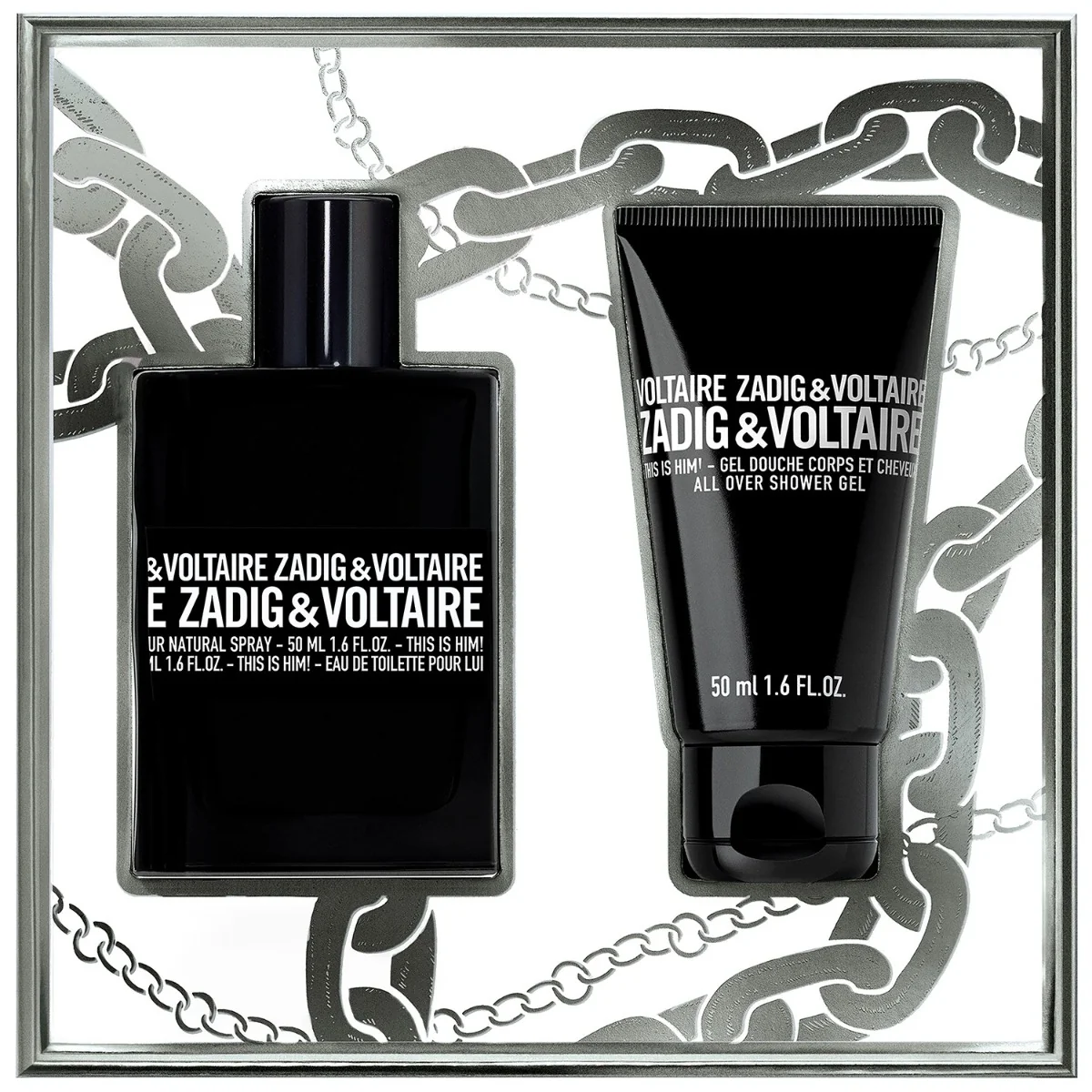 Set This is Him Apa de toaleta 50ml + Gel de dus 50ml, Zadig&Voltaire