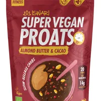 Proats Vegan Bio cu unt de migdale si cacao, 1200g, Iswari
