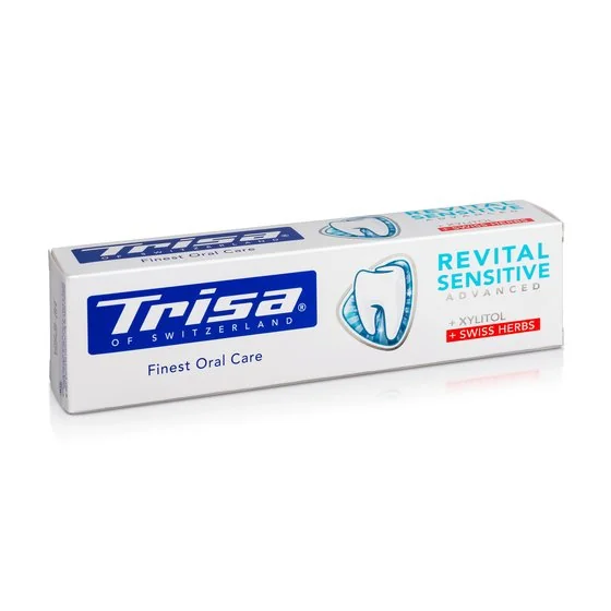 Pasta de dinti cu xylitol Revital Sensitive, 75ml, Trisa