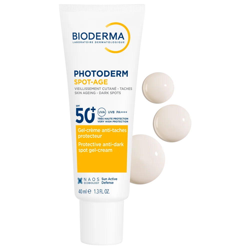Gel-crema cu efect antioxidant impotriva petelor brune Photoderm Spot-Age SPF 50+, 40ml, Bioderma