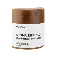 Sapun natural anticelulitic cu aroma espresso, 130g, Sabio