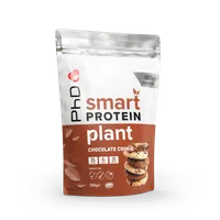 Pudra de proteine vegetale cu aroma de ciocolata cu biscuiti Smart Protein Plant, 500g, PhD