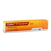 Clafen gel 1%, 40 g, Antibiotice