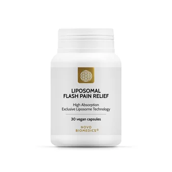 Liposomal Flash Pain Relief, 30 capsule vegetale, Novo Biomedics