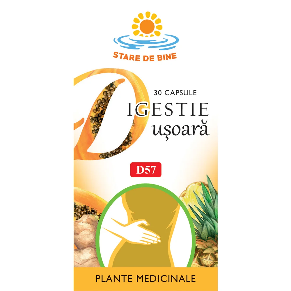 Digestie usoara, 30 capsule, Fares