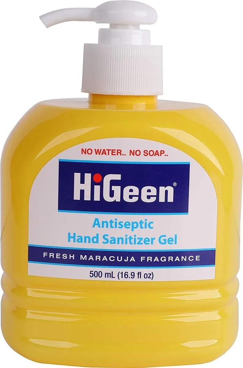 Gel antibacterian Fresh Maracuja, 500ml, HiGeen