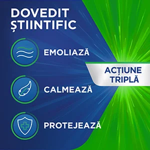 Dovedit stiintific: emoliaza, calmeaza, protejeaza Dovedit stiintific: emoliaza, calmeaza, protejeaza
