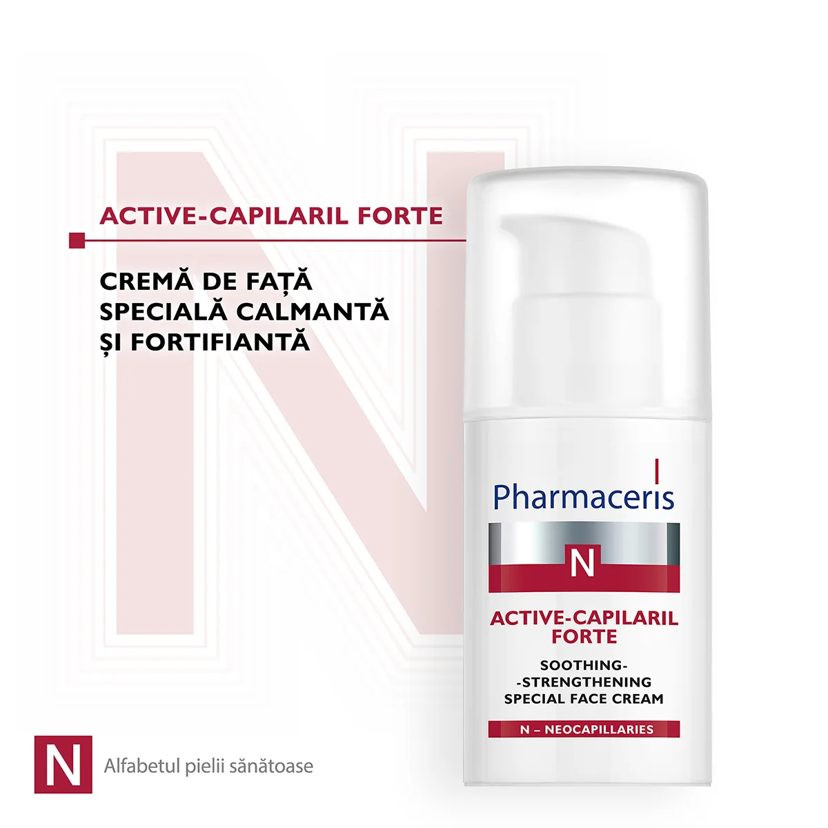 Crema calmanta pentru fata Active-Capilaril N, 30ml, Pharmaceris