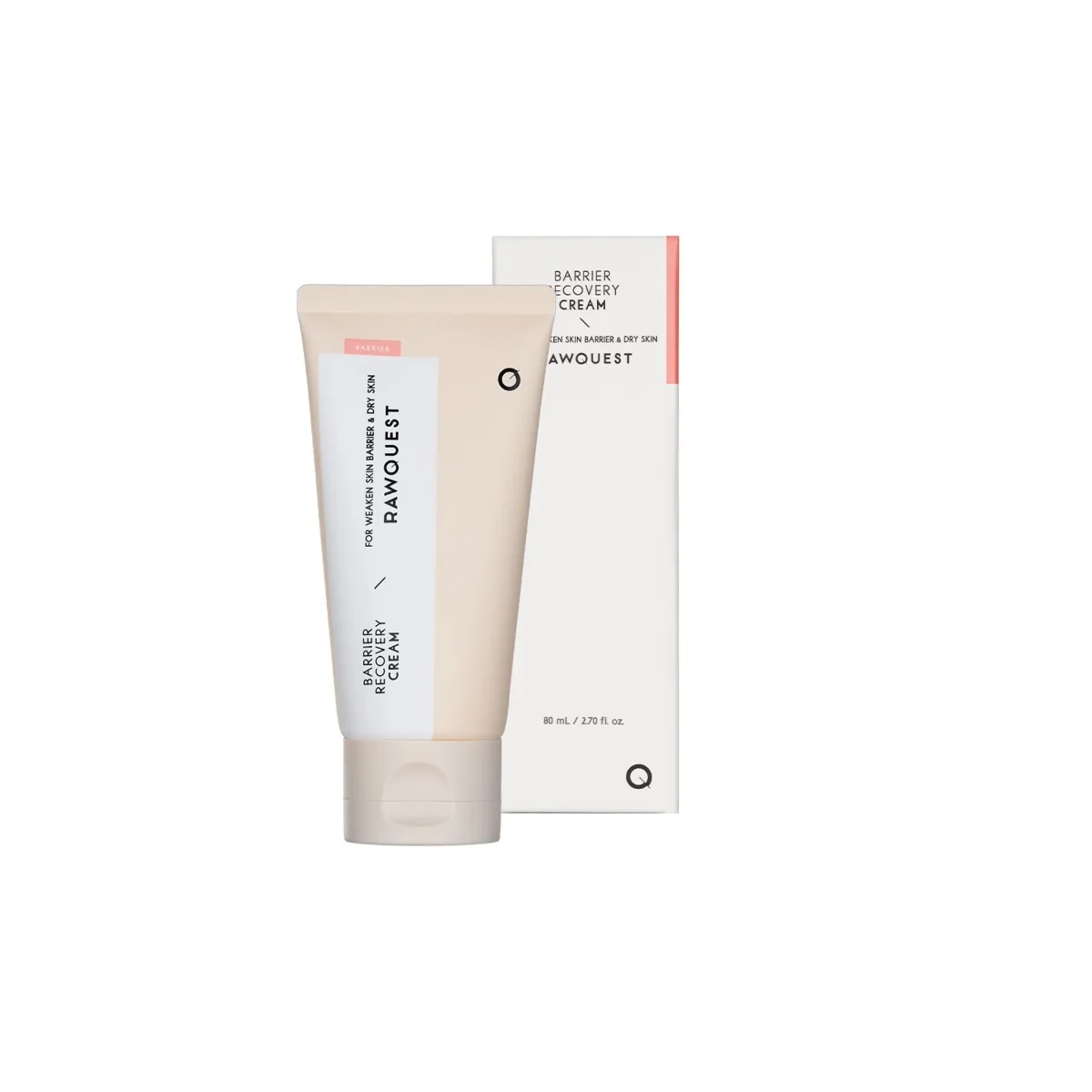 Crema reparatoare cu Echinacea pentru piele sensibila Barrier Recovery, 80ml, RawQuest