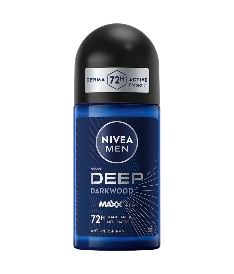 Deodorant roll-on pentru barbati Deep, 50ml, Nivea