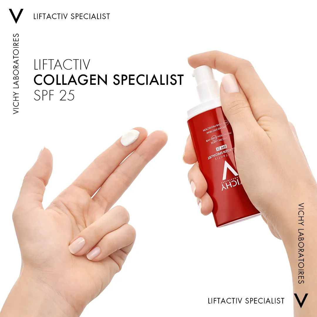 Crema de zi anti-imbatranire SPF25 Liftactiv Collagen Specialist, 50ml, Vichy 