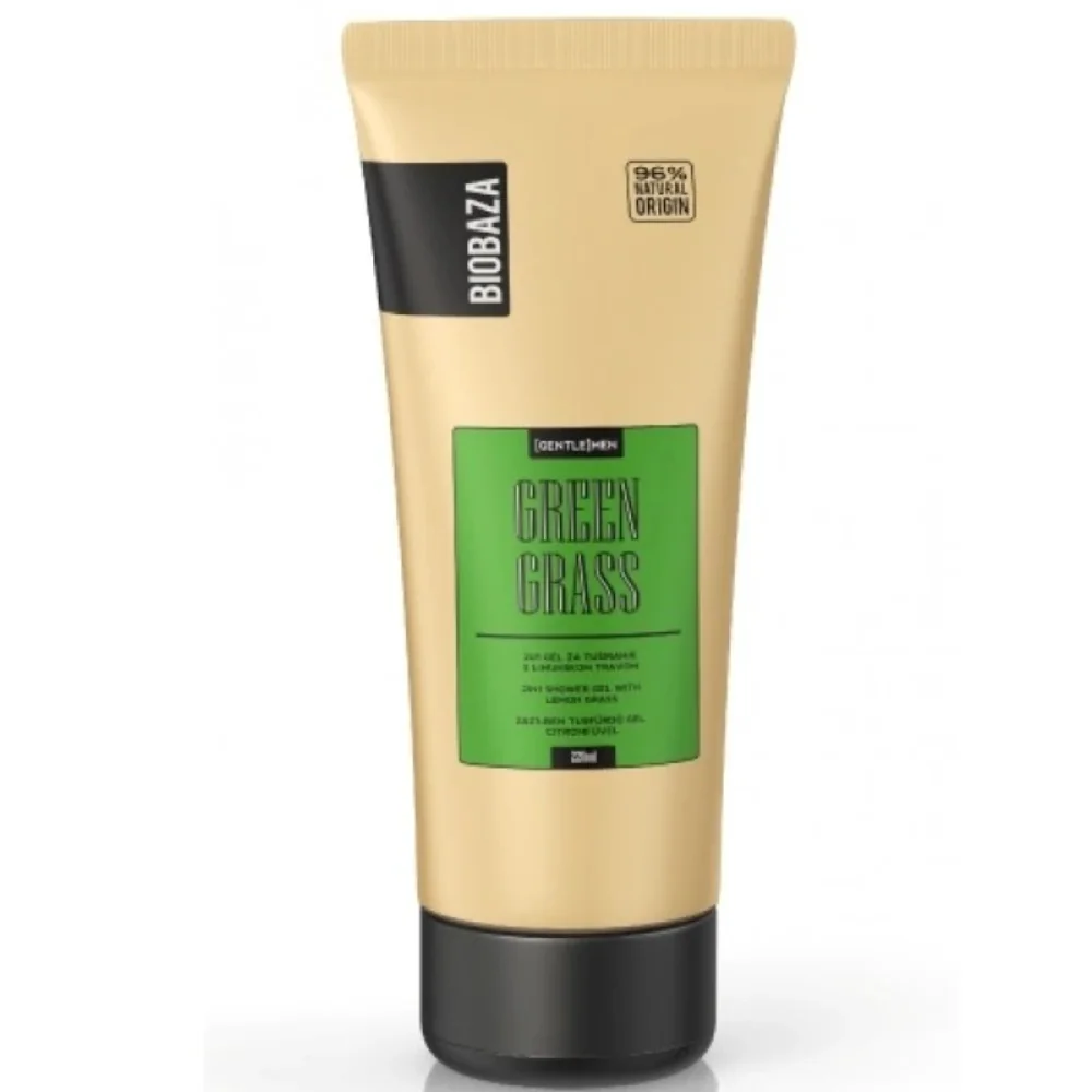 Gel de dus si sampon pentru barbati Green Grass, 220ml, Biobaza