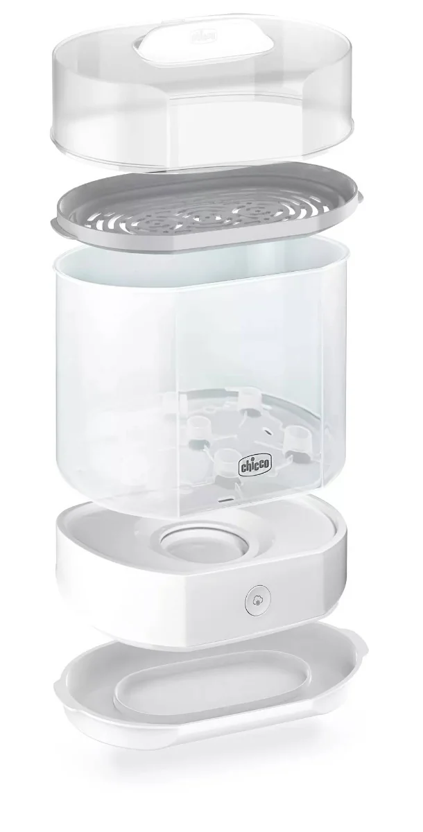 Sterilizator electric cu aburi 3 in 1 Steril Natural 0 luni+, 1 bucata, Chicco