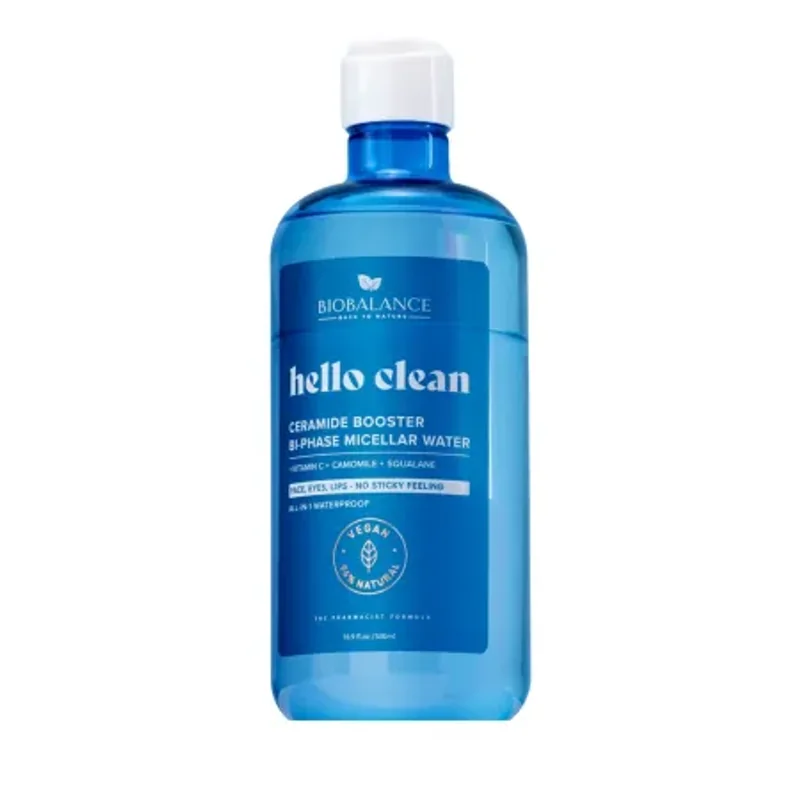 Apa micelara bifazica Ceramide Booster Hello Clean, 500ml, Bio Balance