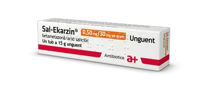 Sal-Ekarzin 0,50 mg/30 mg/g unguent, 15g, Antibiotice SA