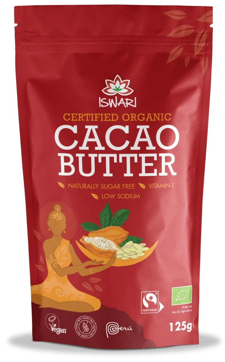 Unt de cacao bio, 125g, Iswari