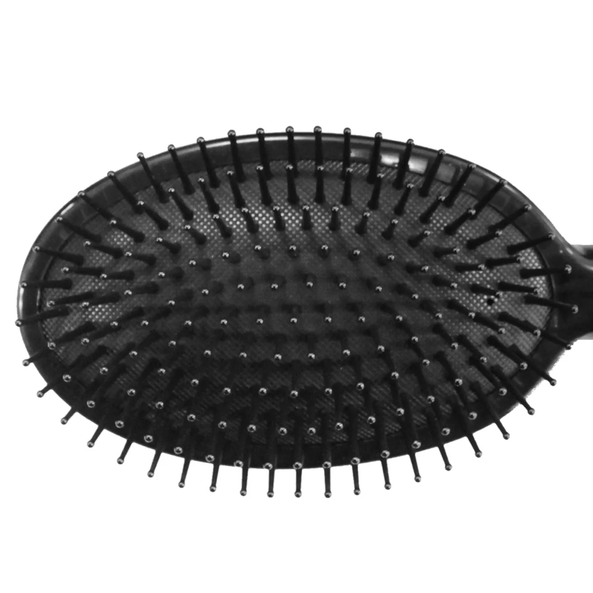 Perie de par mare cu peri din plastic Trend Line Negru, 1 bucata, Parsa Beauty