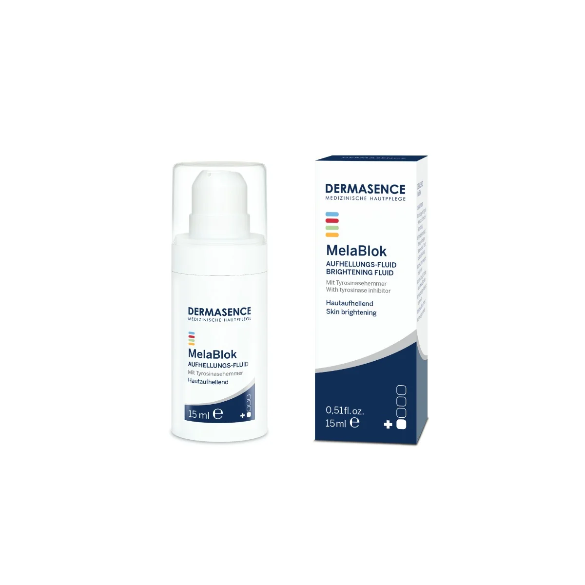 Fluid iluminator pentru atenuarea petelor pigmentare Melablok, 15ml, Dermasence
