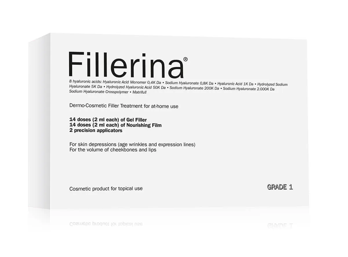 Tratament dermo-cosmetic cu efect de umplere Gradul 1, 30ml+30ml, Fillerina