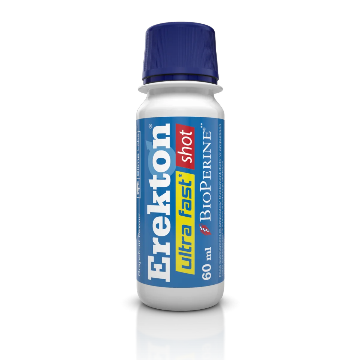 Supliment potenta Erekton Ultra Fast Shot aroma Grapefruit, 60ml, Olimp Labs