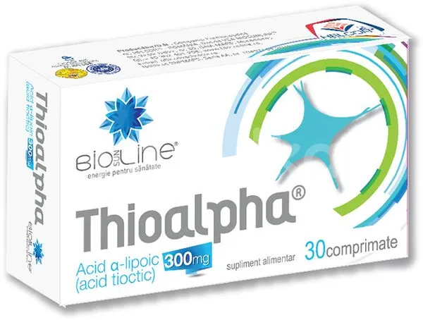Thioalpha 300mg, 30 comprimate, BioSunLine