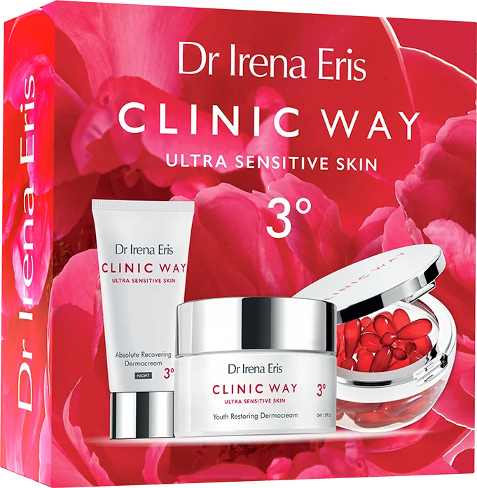 Set Crema de zi + noapte + capsule 3°, Dr. Irena Eris Clinic Way