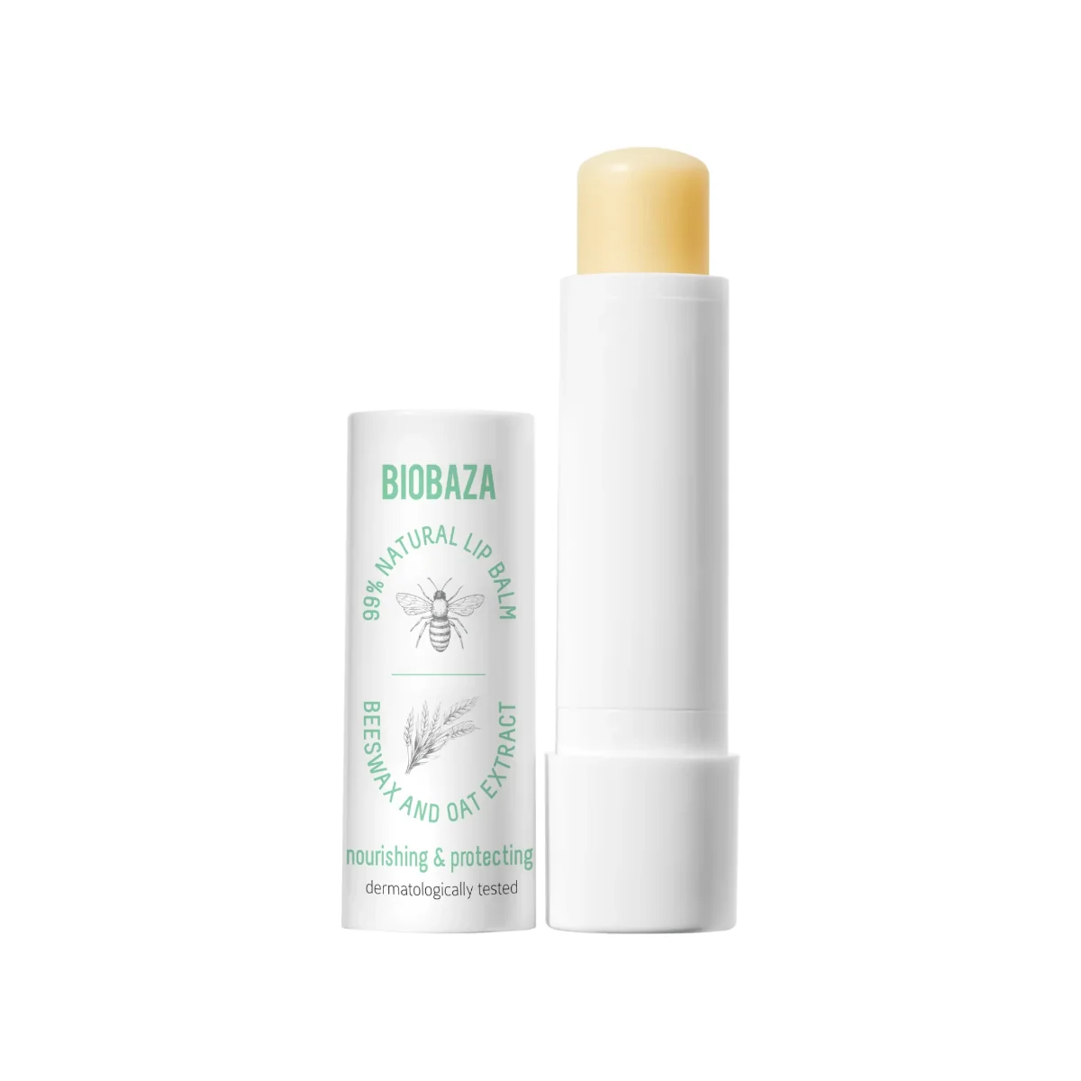 Balsam de buze cu extract de miere si ovaz, 45g, Biobaza