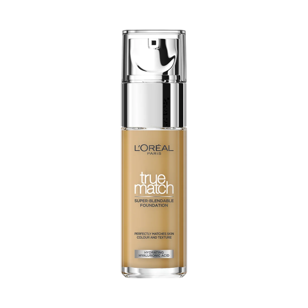 Fond de ten infuzat cu acid hialuronic True Match 4DW Golden Natural, 30ml, L'Oreal Paris