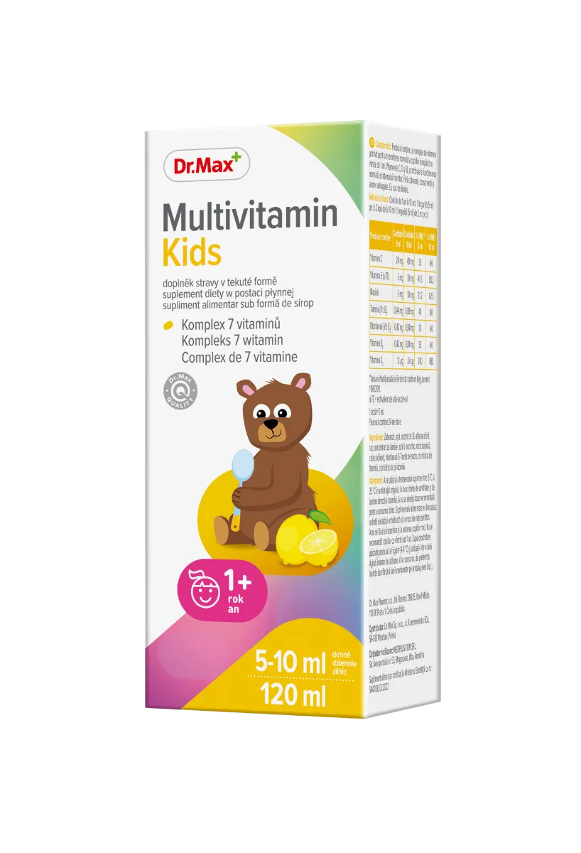 Dr. Max Multivitamin Kids Sirop, 120ml