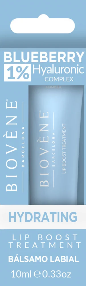 Ser pentru buze Tratament Boost Hydrating cu 1% Acid Hialuronic si Afine, 10ml, Biovene