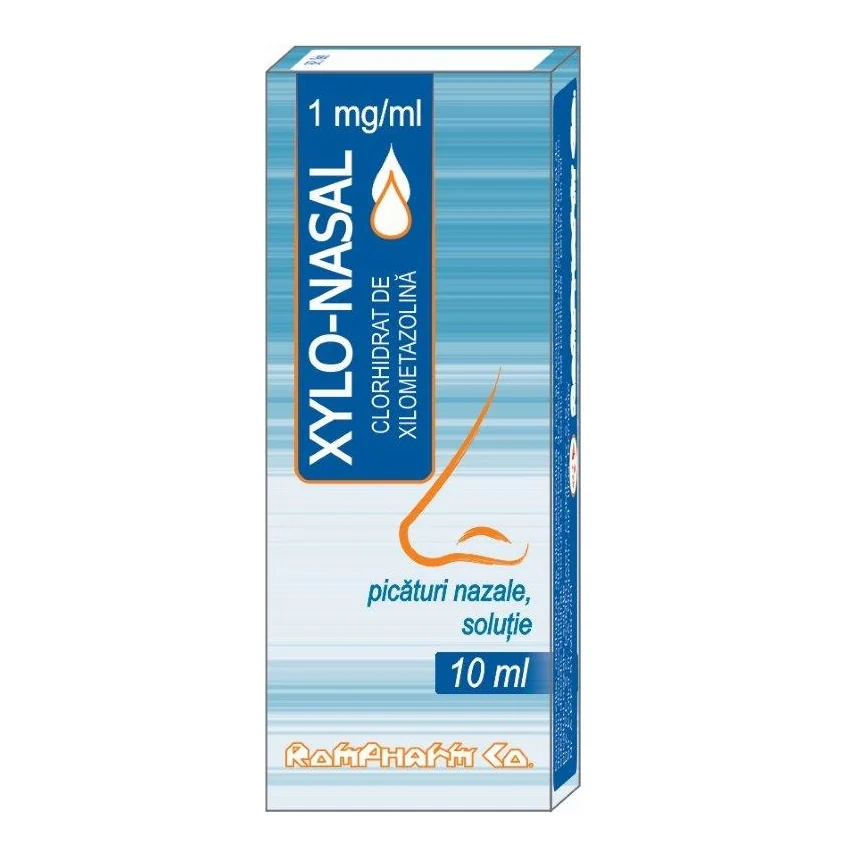 Xylo nasal picaturi 1mg/ml, 10ml, Rompharm