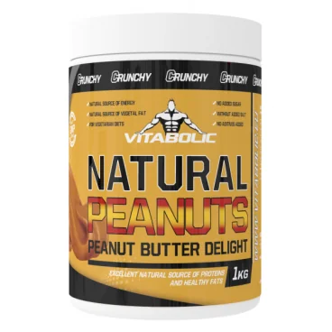 Natural Peanut Butter Smooth, 1kg, Vitabolic