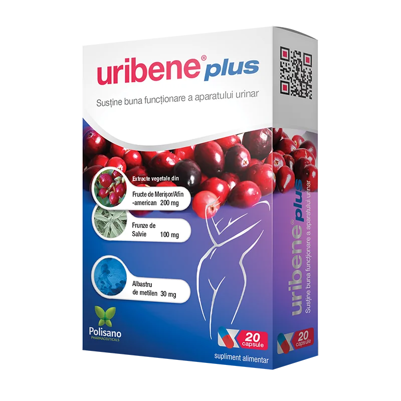 Uribene Plus, 20 capsule, Polisano