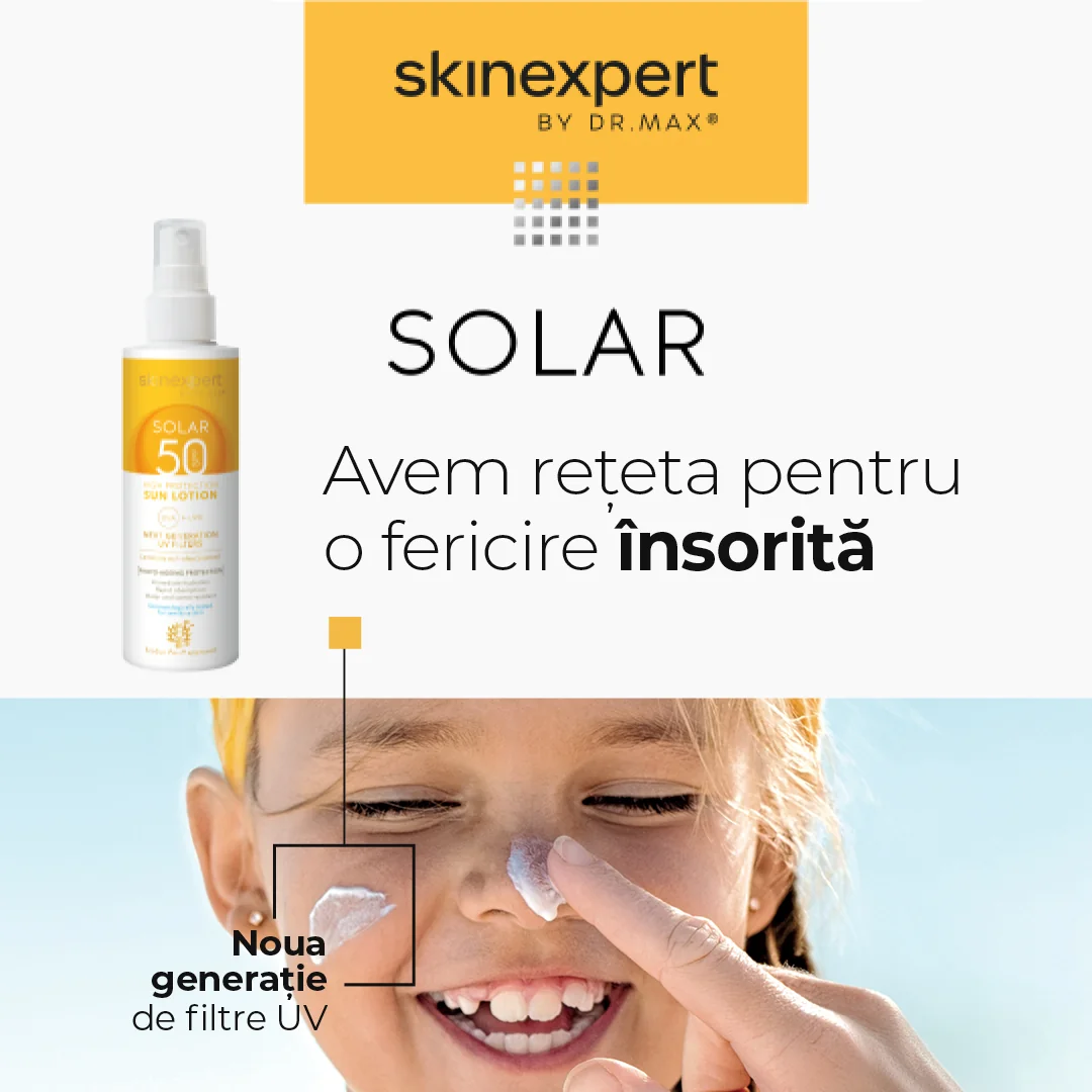 Skinexpert by Dr. Max® Solar Lotiune spray pentru copii SPF50, 200ml