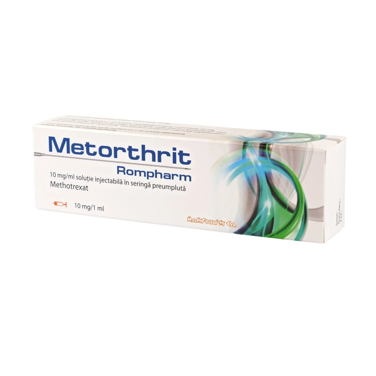 Metorthrit Rompharm 10mg/ml, 1 seringa preumpluta de 1ml, Rompharm