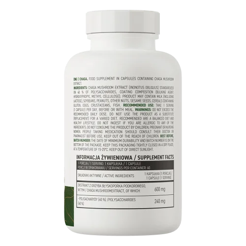 Extract de Chaga, 60 capsule, OstroVit