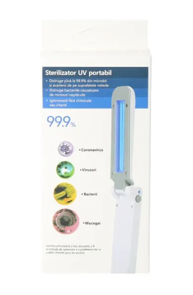 Sterilizator portabil cu lampa UV, 1 bucata, Health Protect