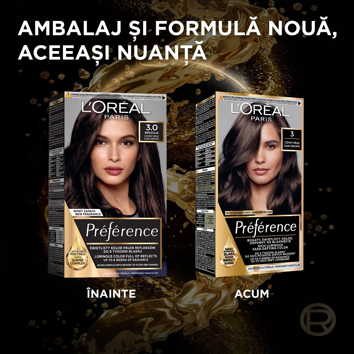 Vopsea de par permanenta cu amoniac Preference 3.0 Brasilia, 174ml, L'Oreal Paris