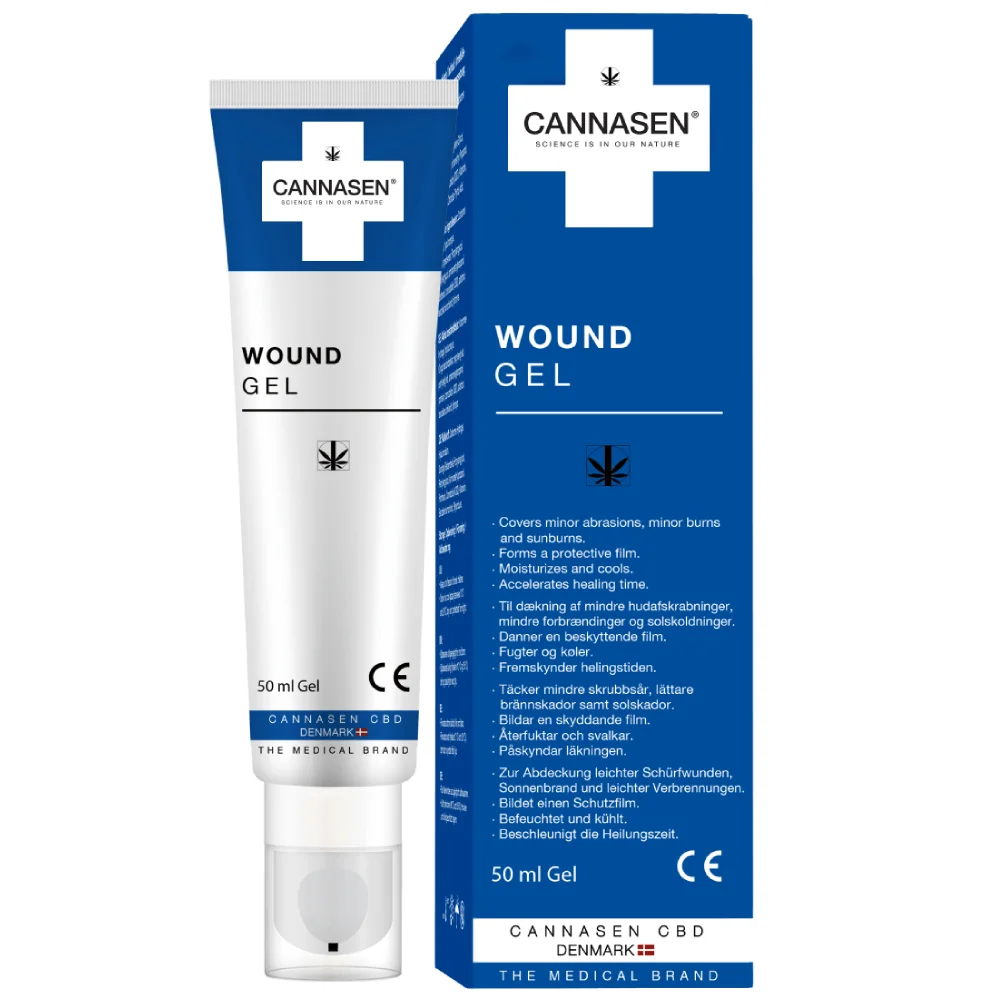 Gel pentru rani cu CBD, 50ml, Cannasen