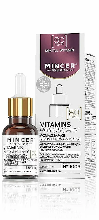 Ser fortifiant de fata si gat Vitamin Philosophy, 15ml, Mincer Pharma