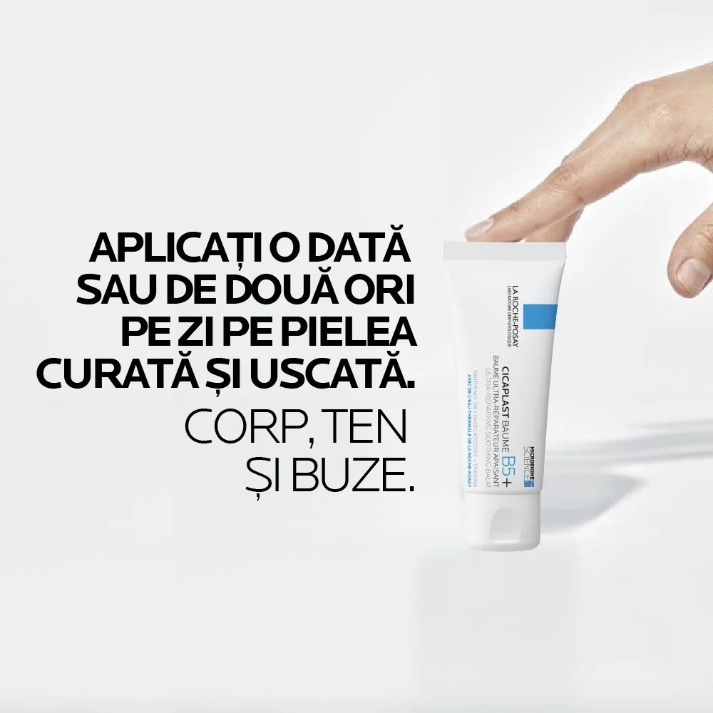 Balsam ultra-reparator calmant cu indicatii multiple pentru iritatii ale pielii si cicatrici Cicaplast B5 +, 40ml, La Roche-Posay