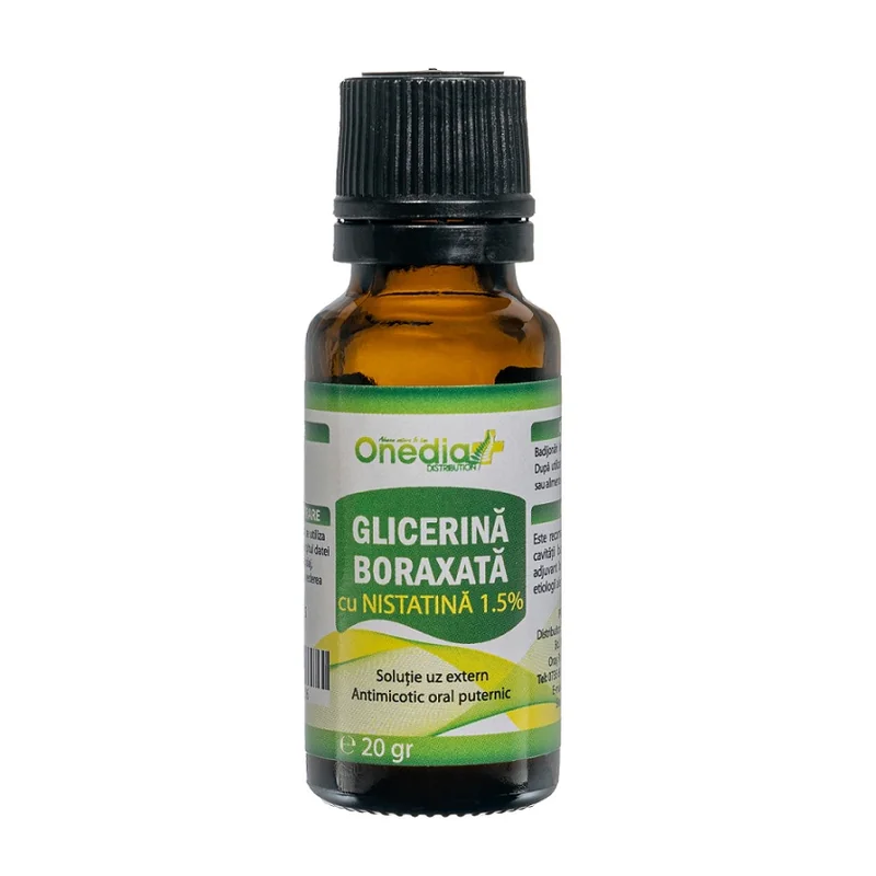 Glicerina boraxata cu nistatina 1.5%, 20g, Onedia