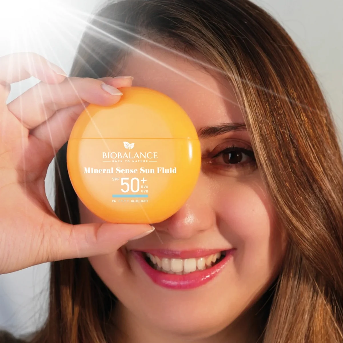 Protectie solara Mineral Sens Fluid SPF 50+ UVA&UVB,PA++++ Blue Light, 40ml, Bio Balance