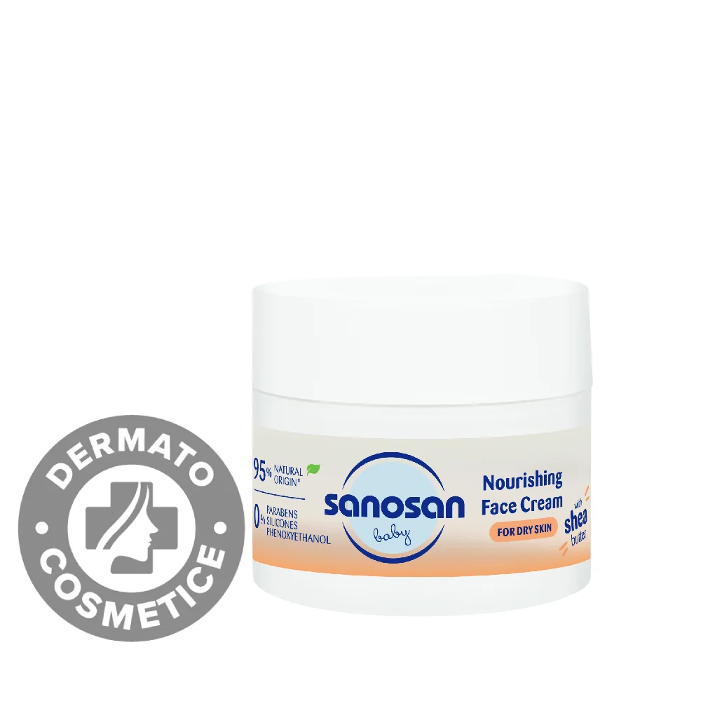 Crema nutritiva de fata pentru piele uscata 0 luni+, 50ml, Sanosan