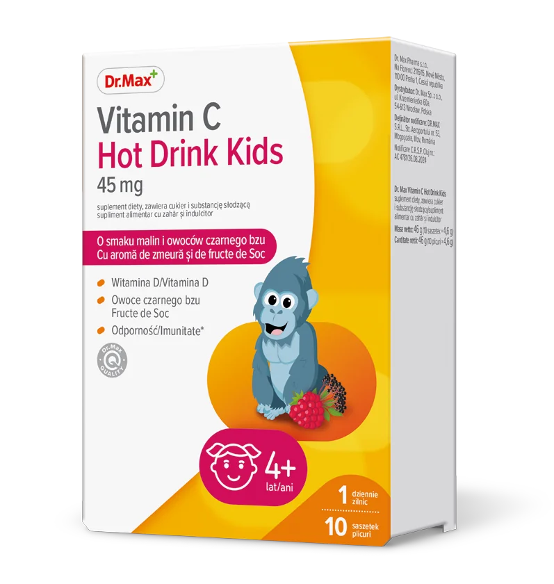 Dr. Max Vitamin C Hot Drink Kids​, 10 plicuri